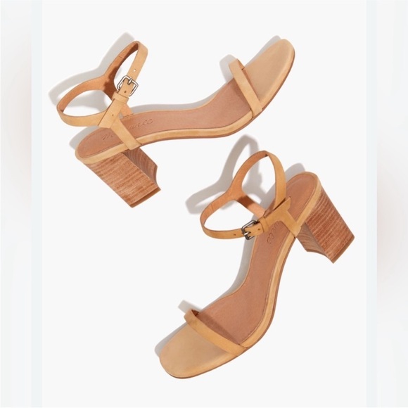 Madewell Shoes - Madewell tan block heels